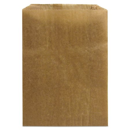 HOSPECO Trash Bags, 7.5 in x 10.5 in, Brown, 500 PK KL